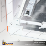 SET SISTEMA ILUMINACION PARA PANEL PUBLICITARIO PREMIUM RECTO 4 CUERPOS (CAJA DE LUZ) (HASTA AGOTAR)