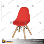 SILLA EAMES INFANTIL ROJA 