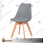 SILLA MODELO RODIN COLOR GRIS 