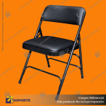 SILLA PLEGABLE MODELO WINDSOR COLOR NEGRO 