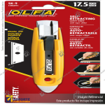 SK-9 SEMI-AUTOMATIC SELF-RETRACTING SAFETY KNIFE WITH TAPE SPLITTER VARIATION: DEFAULT TITLE