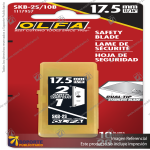 SKB-2S DUAL-EDGE STAINLESS STEEL SAFETY BLADE - 10 PACK VARIATION: DEFAULT TITLE