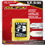 SKB-S-R ROUND TIP DUAL-EDGE STAINLESS STEEL SAFETY BLADE - 10 PACK VARIATION: DEFAULT TITLE