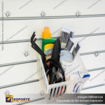 SLATBOX CRATEBOX DISPLAY CONTAINERS - CLEAR - JUMBO: 295L X 285W X 175H - CODE: SB01-350-CL