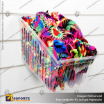 SLATBOX CRATEBOX DISPLAY CONTAINERS - CLEAR - JUMBO: 295L X 285W X 175H - CODE: SB01-350-CL