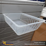 SLATBOX CRATEBOX DISPLAY CONTAINERS - CLEAR - LONG: 220L X 145W X 85H - CODE: SB01-320-CL