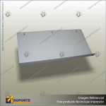 SLOPING METAL SHELVES - APPLIANCE WHITE POWDER COAT - 600W X 200D