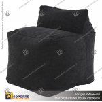 SOFA POUF MODELO JUST ME COLOR NEGRO 