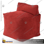 SOFA POUF MODELO JUST ME COLOR ROJO 