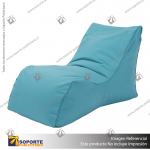 SOFA POUF MODELO OUTDOOR COLOR AZUL 