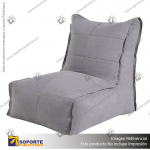 SOFA POUF MODELO PARIS GRIS OSCURO 