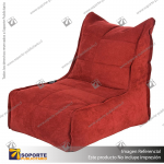 SOFA POUF MODELO PARIS ROJO 