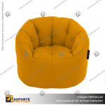 SOFA POUF MODELO SHELL KIDS COLOR AMARILLO 