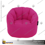 SOFA POUF MODELO SHELL KIDS COLOR FUCSIA 