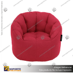 SOFA POUF MODELO SHELL KIDS COLOR ROJO 