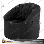 SOFA POUF SHELL V2 COLOR NEGRO 