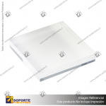 SOLID CLEAR ACRYLIC BLOCK 4"X4"X1.5"