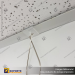 SOPORTE CLIP PARA TECHO 15*20 MM