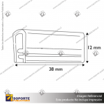 SOPORTE GRAFICA 38*12 MM ESPESOR GRAFICA 1-5 MM