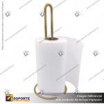 SOPORTE TOALLA DE PAPEL DORADO