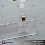SOSTENEDOR GRAFICA PINZA ACRILICA 105MM