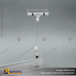 SOSTENEDOR GRAFICA PINZA ACRILICA 210MM