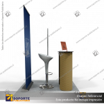 STAND OUTDOOR FREE SIZES 2*2 MTS EQUIP1