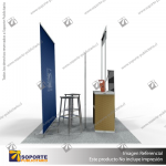 STAND PUNTO DE PROMOCION 2*2 MTS EQUIP1