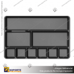 SUSTAINABLE OFFICE DRAWER ORGANIZER, BLACK