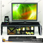 SUSTAINABLE OFFICE HEAVY-DUTY DESK SHELF, HOLDS UP TO 15LBS