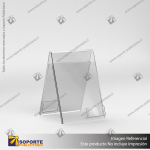 TARJETERO EN PORTA GRAFICA ACRILICO A4 (21*29.7 CMS) FORMATO A VERTICAL 2 MM