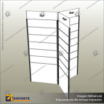 THREE PANEL RADIAL DISPLAY