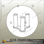 THREE PANEL RADIAL DISPLAY