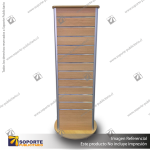 THREE-SIDED TRIANGULAR DISPLAY UNIT - PRIME WHITE LAMINATE - 1540H X 475W X 475D