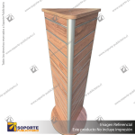 THREE-SIDED TRIANGULAR DISPLAY UNIT