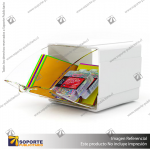 TILT BIN INTERLOCKING STORAGE ORGANIZER