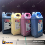 TINTA SOLVENTADA KONICA 5 LITROS COLOR AMARILLO C. SOL. KM 30-45PL. SEIKO STP 35-50. XAAR 30-40-80PL