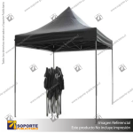 TOLDO PLEGABLE ARANA 3X3M NEGRO