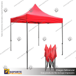 TOLDO PLEGABLE ARANA 3X3M ROJO