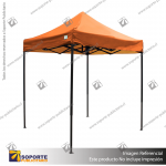 TOLDO PLEGABLE TIPO ARANA 2X2 METROS COLOR NARANJA 
