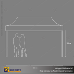 TOLDO PLEGABLE TIPO ARANA 3X4.5 METROS COLOR AZUL 