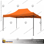 TOLDO PLEGABLE TIPO ARANA 3X4.5 METROS COLOR NARANJA 