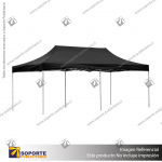 TOLDO PLEGABLE TIPO ARANA 3X6 METROS COLOR NEGRO 