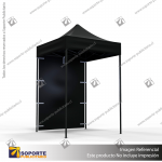 TOLDO PUBLICITARIO 1.5*1.5 MTS COLOR NEGRO