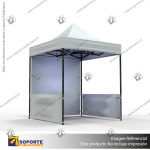 TOLDO PUBLICITARIO 2*2 MTS COLOR BLANCO