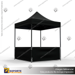 TOLDO PUBLICITARIO 2*2 MTS COLOR NEGRO