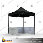 TOLDO PUBLICITARIO 2*2 MTS COLOR NEGRO