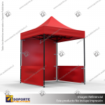 TOLDO PUBLICITARIO 2*2 MTS COLOR ROJO