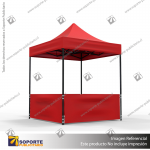 TOLDO PUBLICITARIO 2*2 MTS COLOR ROJO