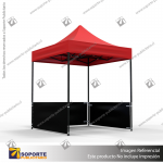 TOLDO PUBLICITARIO 2*2 MTS COLOR ROJO